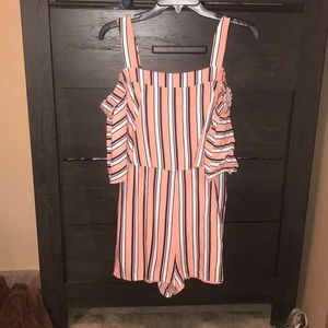 Stripped Romper
